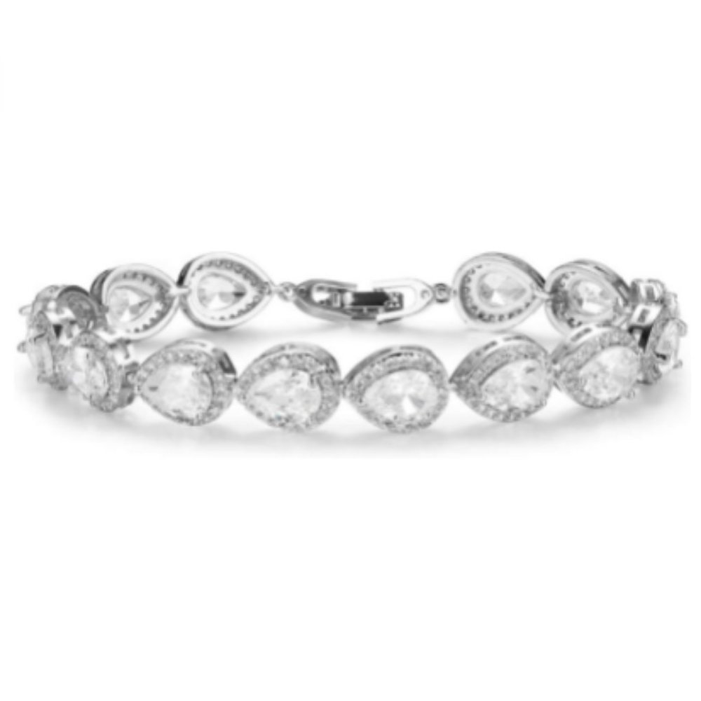 Appealing Teardrop Crystal Rhinestone Bracelet